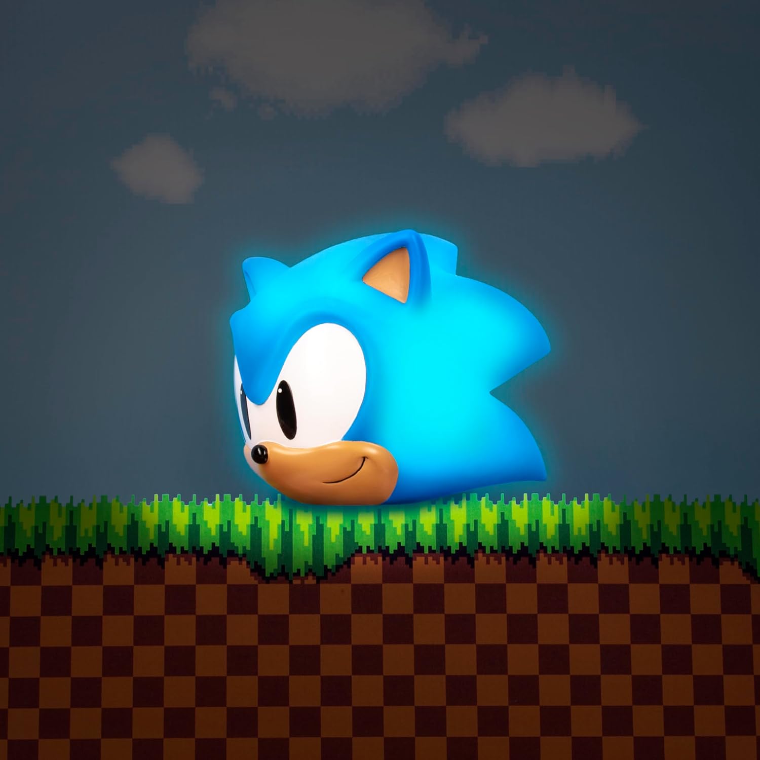 Sonic The Hedgehog 3D Shaped Transducer Mood Light Soft Glow Gaming Night Light Officially Licensed Merchandise Zevon