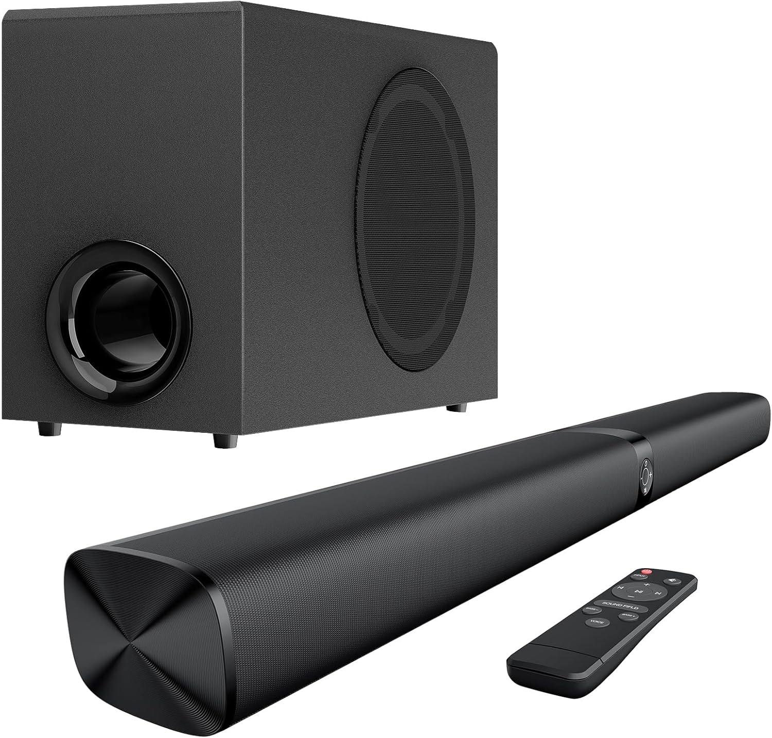 Assistrust KY-8000 110W 2.1-Channel Sound Bar with Subwoofer 3 EQ Modes Bluetooth ARC Optical & AUX Zevon