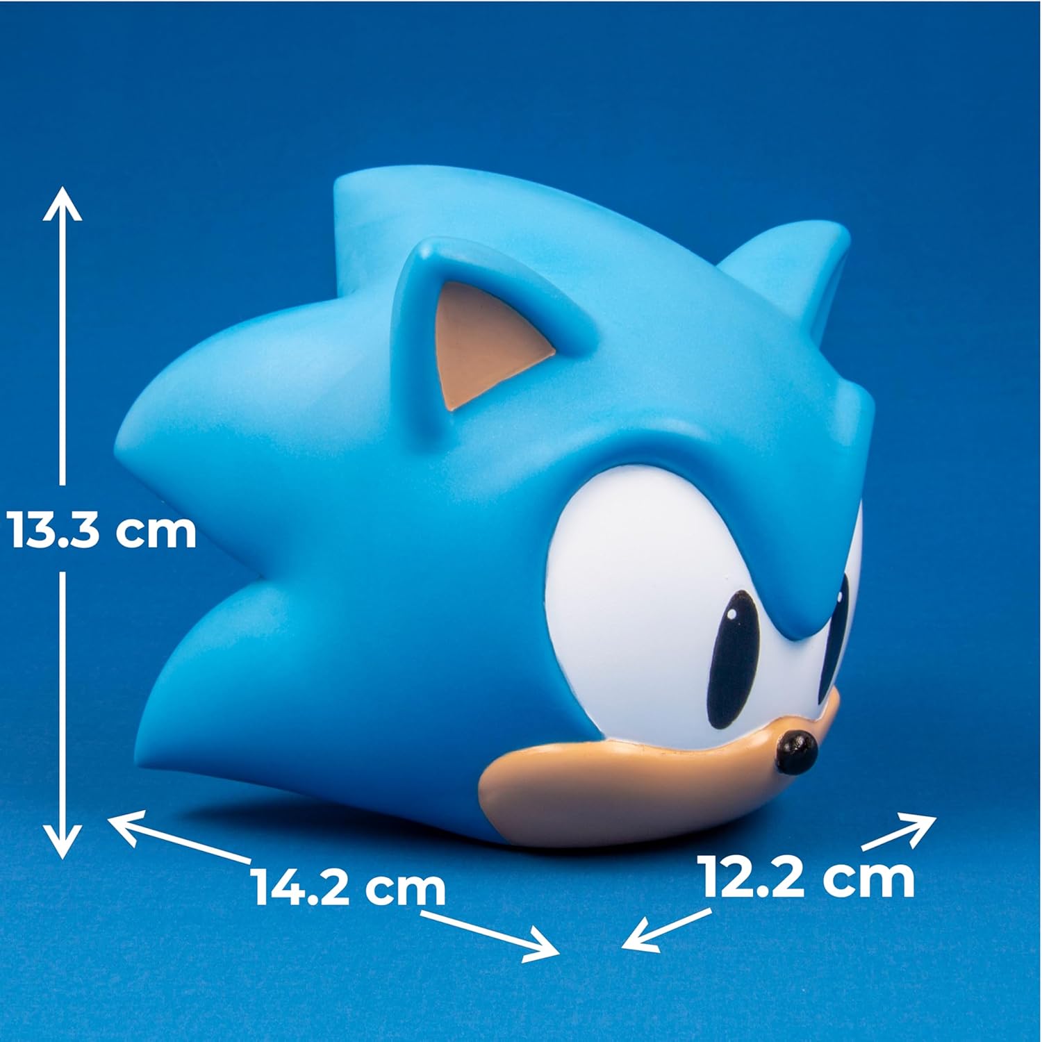 Sonic The Hedgehog 3D Shaped Transducer Mood Light Soft Glow Gaming Night Light Officially Licensed Merchandise Zevon